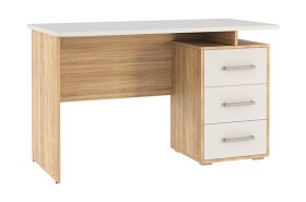 Стол компьютерный 1200 Лайт-2 дуб сонома/белый в Пангоды - pangody.mebel-tymen.ru | фото