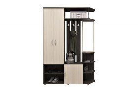 Прихожая Домино венге/дуб млечный в Пангоды - pangody.mebel-tymen.ru | фото