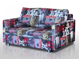 Диван Реал 140 с подлокотниками мьюзик в Пангоды - pangody.mebel-tymen.ru | фото