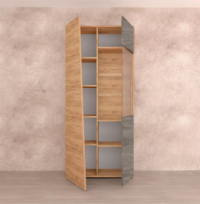 Аллегро-10 Шкаф двухдверный(со стеклом) Диал в Пангоды - pangody.mebel-tymen.ru | фото