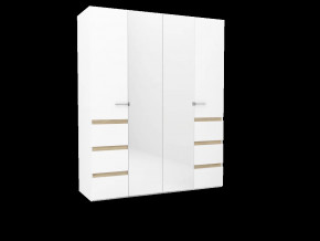 Анона 8 Шкаф для одежды и белья 4-створчатый в Пангоды - pangody.mebel-tymen.ru | фото