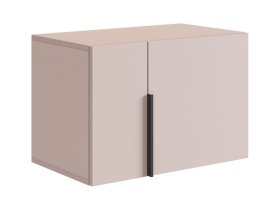 Антресоль двухдверная L600 Баско кашемир в Пангоды - pangody.mebel-tymen.ru | фото