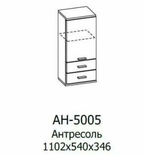 Антресоль АН-5005 Грейс в Пангоды - pangody.mebel-tymen.ru | фото