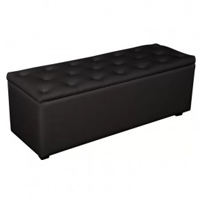 Банкетка Монако-2 (черный) в Пангоды - pangody.mebel-tymen.ru | фото