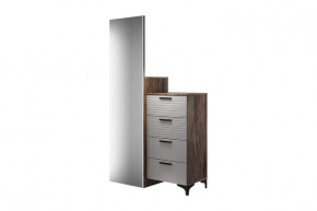 Брента Комод с зеркалом Жемчуг в Пангоды - pangody.mebel-tymen.ru | фото