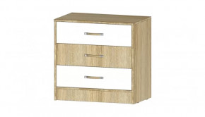 Детская Буратино Комод сонома/белый в Пангоды - pangody.mebel-tymen.ru | фото