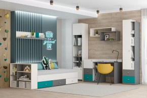 Детская Клео ОК-2, графит, миндаль, океан Диал в Пангоды - pangody.mebel-tymen.ru | фото