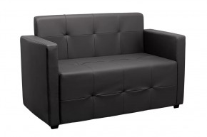Диван 2-х местный Ситено (черный) в Пангоды - pangody.mebel-tymen.ru | фото