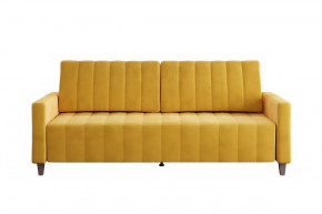 Диван-кровать Марк Модель 054 Велюр Ультра Мустард в Пангоды - pangody.mebel-tymen.ru | фото