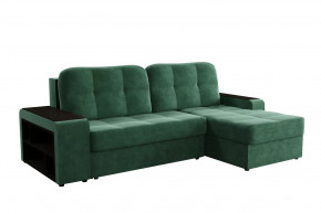 Диван-кровать угловой Дубай Модель 011 Велюр Ультра форест в Пангоды - pangody.mebel-tymen.ru | фото