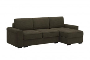 Диван-кровать угловой "Леон" хаки в Пангоды - pangody.mebel-tymen.ru | фото
