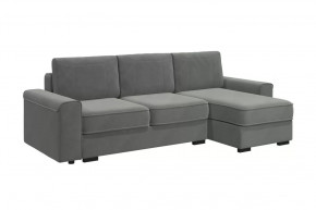 Диван-кровать угловой "Леон" холодный-серый в Пангоды - pangody.mebel-tymen.ru | фото