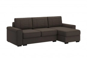 Диван-кровать угловой "Леон" корица в Пангоды - pangody.mebel-tymen.ru | фото