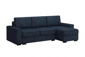 Диван-кровать угловой "Леон" сапфировый в Пангоды - pangody.mebel-tymen.ru | фото