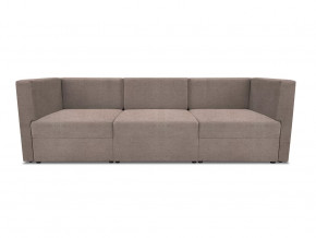 Диван модульный прямой Бергамо три секции Savana Plus Mocca кат. 1 в Пангоды - pangody.mebel-tymen.ru | фото