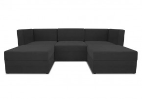 Диван модульный угловой Бергамо пять секций Dream Grafit кат. 3 в Пангоды - pangody.mebel-tymen.ru | фото