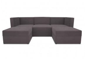 Диван модульный угловой Бергамо пять секций Dream Grey кат. 3 в Пангоды - pangody.mebel-tymen.ru | фото