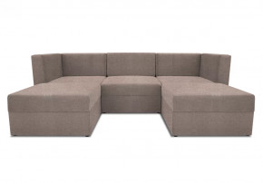 Диван модульный угловой Бергамо пять секций Savana plus Mocca кат. 1 в Пангоды - pangody.mebel-tymen.ru | фото