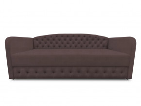 Диван-софа Гарвард-2 с каретной стяжкой Bingo Chocolate кат.1 в Пангоды - pangody.mebel-tymen.ru | фото