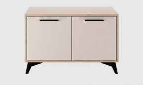 ЕВА Тумба 800 2С (ш800*г411*в509мм), Сатин в Пангоды - pangody.mebel-tymen.ru | фото