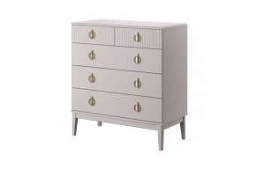 Фарго Комод 5 ящиков Льняной в Пангоды - pangody.mebel-tymen.ru | фото