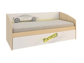 Кровать Форсаж (Софа) дуб сонома/белый в Пангоды - pangody.mebel-tymen.ru | фото