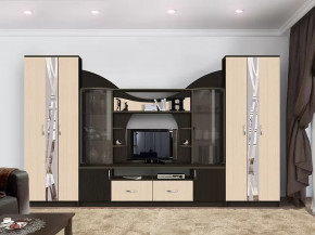 Гостиная Аллегро, вариант 5, венге Linum/дуб белфорт в Пангоды - pangody.mebel-tymen.ru | фото