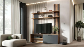 Гостиная Каролина Дуб Вотан/Графит в Пангоды - pangody.mebel-tymen.ru | фото