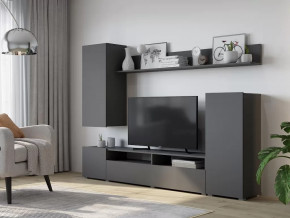 Гостиная Лира ЛДСП серый графит в Пангоды - pangody.mebel-tymen.ru | фото