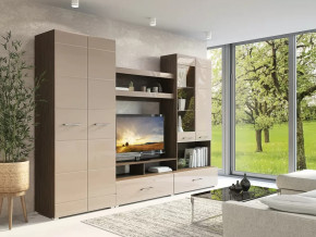 Гостиная Ненси-1 Венге-Капучино в Пангоды - pangody.mebel-tymen.ru | фото