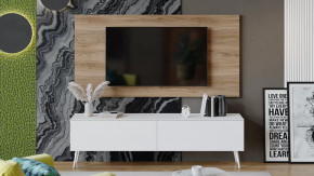 Гостиная «Порто» №2 Яблоня Беллуно, Белый софт в Пангоды - pangody.mebel-tymen.ru | фото