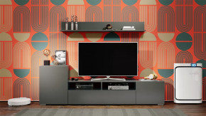 Гостиная «Сильвия» Серый в Пангоды - pangody.mebel-tymen.ru | фото