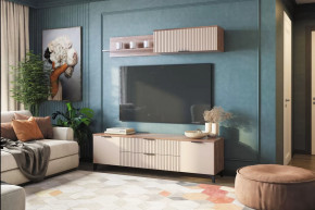 Гостиная Тоскана №1, дуб табачный/бисквит в Пангоды - pangody.mebel-tymen.ru | фото