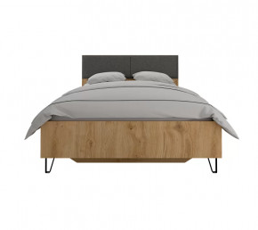 GRACE кровать LOZ120х200 (Дуб наварра/Графит) в Пангоды - pangody.mebel-tymen.ru | фото