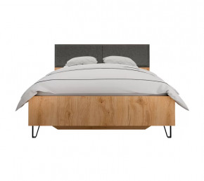 GRACE кровать LOZ160х200 (Дуб наварра/ Графит) в Пангоды - pangody.mebel-tymen.ru | фото