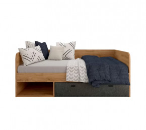 GRACE кровать LOZ90 (Дуб наварра/Графит) в Пангоды - pangody.mebel-tymen.ru | фото