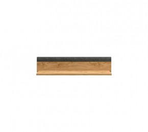 GRACE полка POL98 (Дуб наварра/Графит) в Пангоды - pangody.mebel-tymen.ru | фото