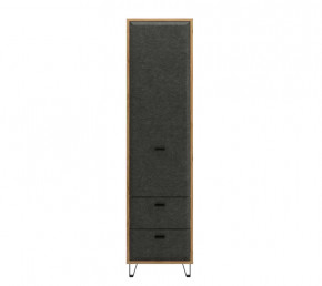 GRACE шкаф REG1D2S (Дуб наварра/Графит) в Пангоды - pangody.mebel-tymen.ru | фото