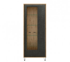 GRACE шкаф REG2W (Дуб наварра/Графит) в Пангоды - pangody.mebel-tymen.ru | фото