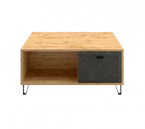 GRACE стол журнальный LAW2D (Дуб наварра/Графит) в Пангоды - pangody.mebel-tymen.ru | фото