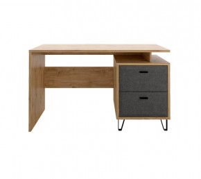 GRACE стол письменный BIU2S  (Дуб наварра/Графит) в Пангоды - pangody.mebel-tymen.ru | фото