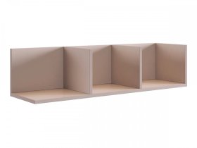 Полка навесная 2 Рич кашемир в Пангоды - pangody.mebel-tymen.ru | фото