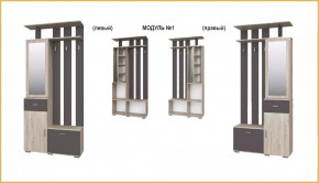 "ИМИДЖ" модуль №01, шкаф-вешалка с зеркалом в Пангоды - pangody.mebel-tymen.ru | фото