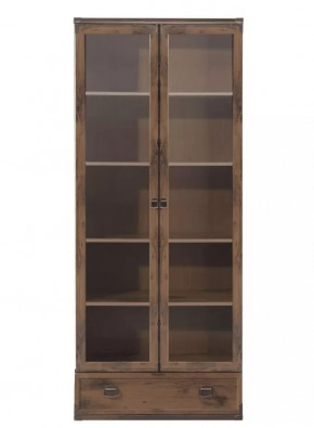 ИНДИАНА шкаф-витрина JWIT 2d1s (Дуб саттер) в Пангоды - pangody.mebel-tymen.ru | фото