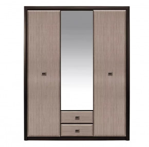 КОЕН шкаф с зеркалом SZF3D2S (Венге/Штрокс) в Пангоды - pangody.mebel-tymen.ru | фото