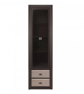 КОЕН шкаф-витрина REG1W2S (Венге/Штрокс) в Пангоды - pangody.mebel-tymen.ru | фото