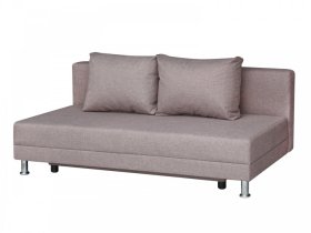 Диван Комфорт Лайт без подлокотников 2 подушки латте в Пангоды - pangody.mebel-tymen.ru | фото