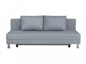 Диван Комфорт Лайт без подлокотников 2 подушки грей в Пангоды - pangody.mebel-tymen.ru | фото