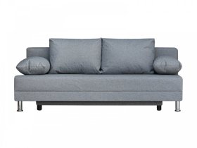 Диван Комфорт без подлокотников 4 подушки грей в Пангоды - pangody.mebel-tymen.ru | фото