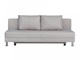 Диван Комфорт Лайт без подлокотников 2 подушки кэмел в Пангоды - pangody.mebel-tymen.ru | фото